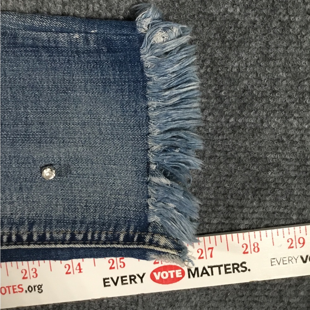 Indigo Rein distressed and embellished jeans juniors/teens size 5 - Picture 11 of 11